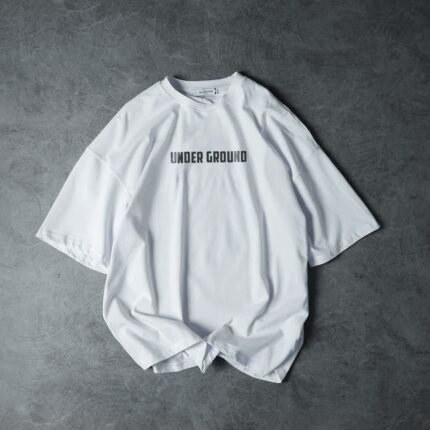 Under Ground White - Drop Shoulder