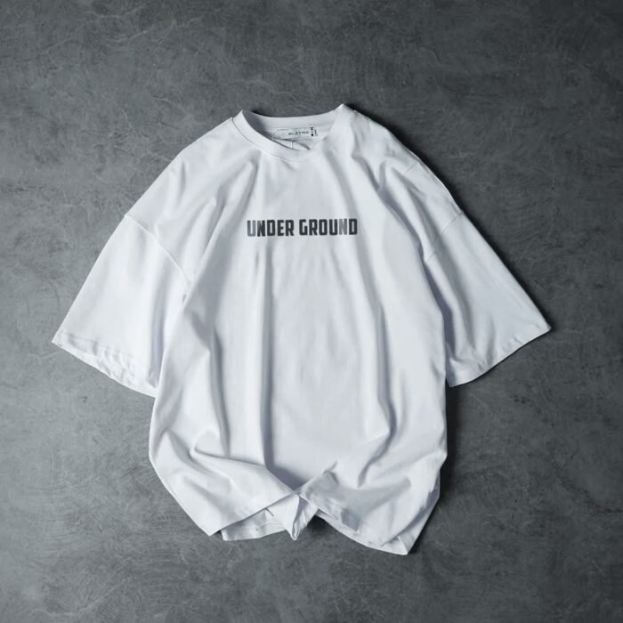 Under Ground White - Drop Shoulder
