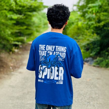 Spider Royal Blue - Drop Shoulder