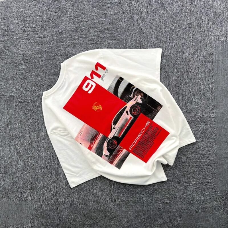 White Porsche - Drop Shoulder